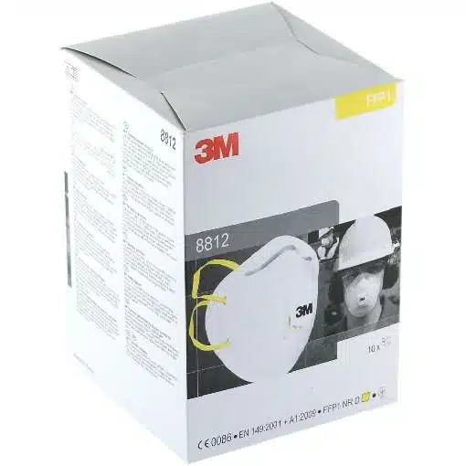 Маска за еднократна употреба 3M 8812 с клапа Р1 2 Маска за еднократна употреба 3M 8812 с клапа Р1 - Image 2