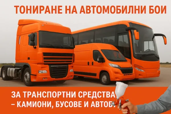 Тониране на автомобилни бои за Транспортни средства - Image 2