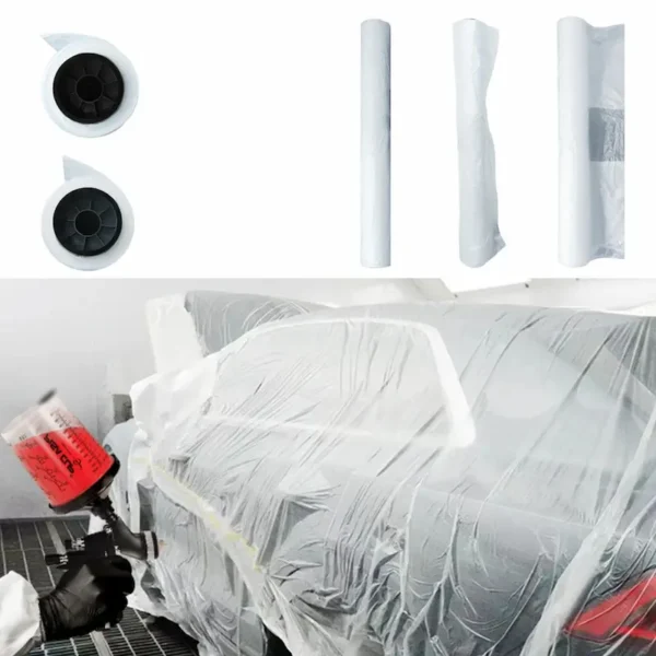 Маскиращо фолио /найлон/ 4мх150м HDPE Automotiv film - Image 2