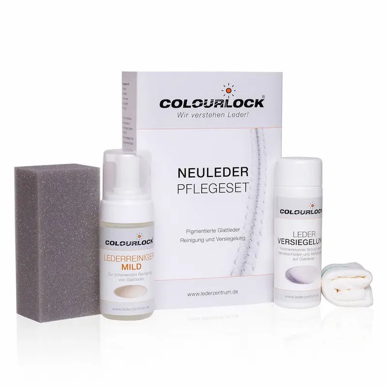 Colourlock Neuleder Pflegeset Професионален комплект за поддръжка и защита на кожа 1 Colourlock Neuleder Pflegeset