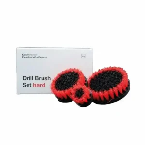 Koch Chemie Drill Brush Set hard Комплект четки за почистване с машина с твърд косъм