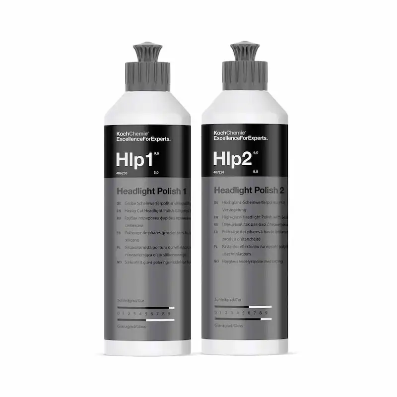 Koch Chemie Hlp 1 и Hlp 2 Комплект полир пасти за възстановяване на фарове 1 Koch Chemie Hlp 1 и Hlp 2 Комплект полир пасти за възстановяване на фарове
